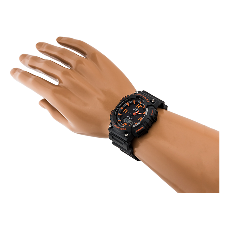 Casio Youth Tough Solar Dual Time Resin Belt Watch AQ-S810W-8AVDF