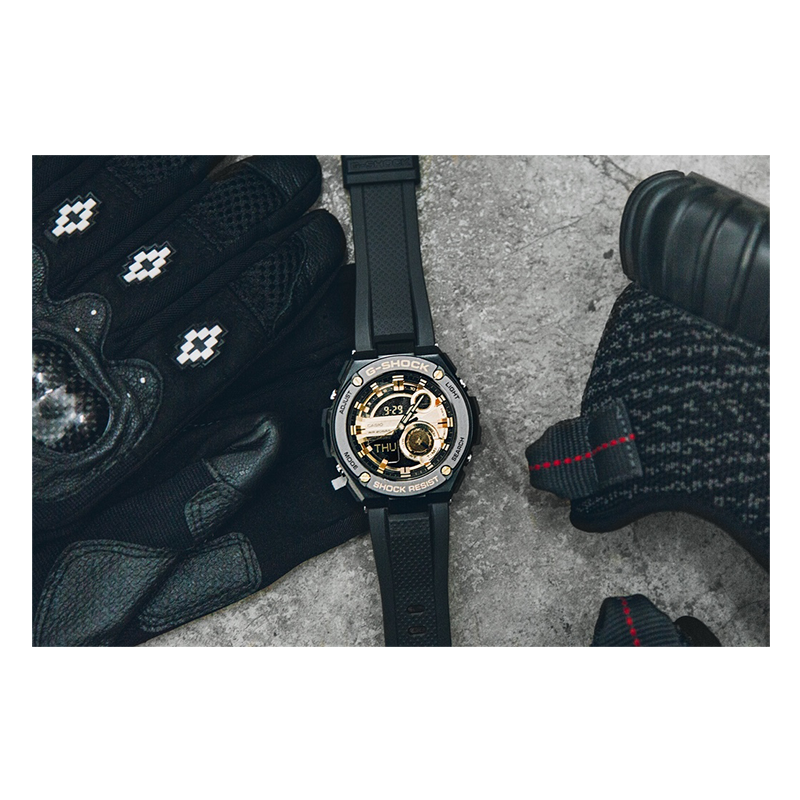 Casio G-Shock G-Steel Resin Belt Watch GST-210B-1A9DR