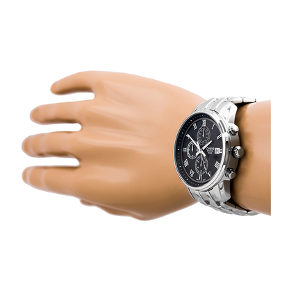 Casio Beside Chronograph Stainless Steel Chain Watch BEM-511D-1AVDF