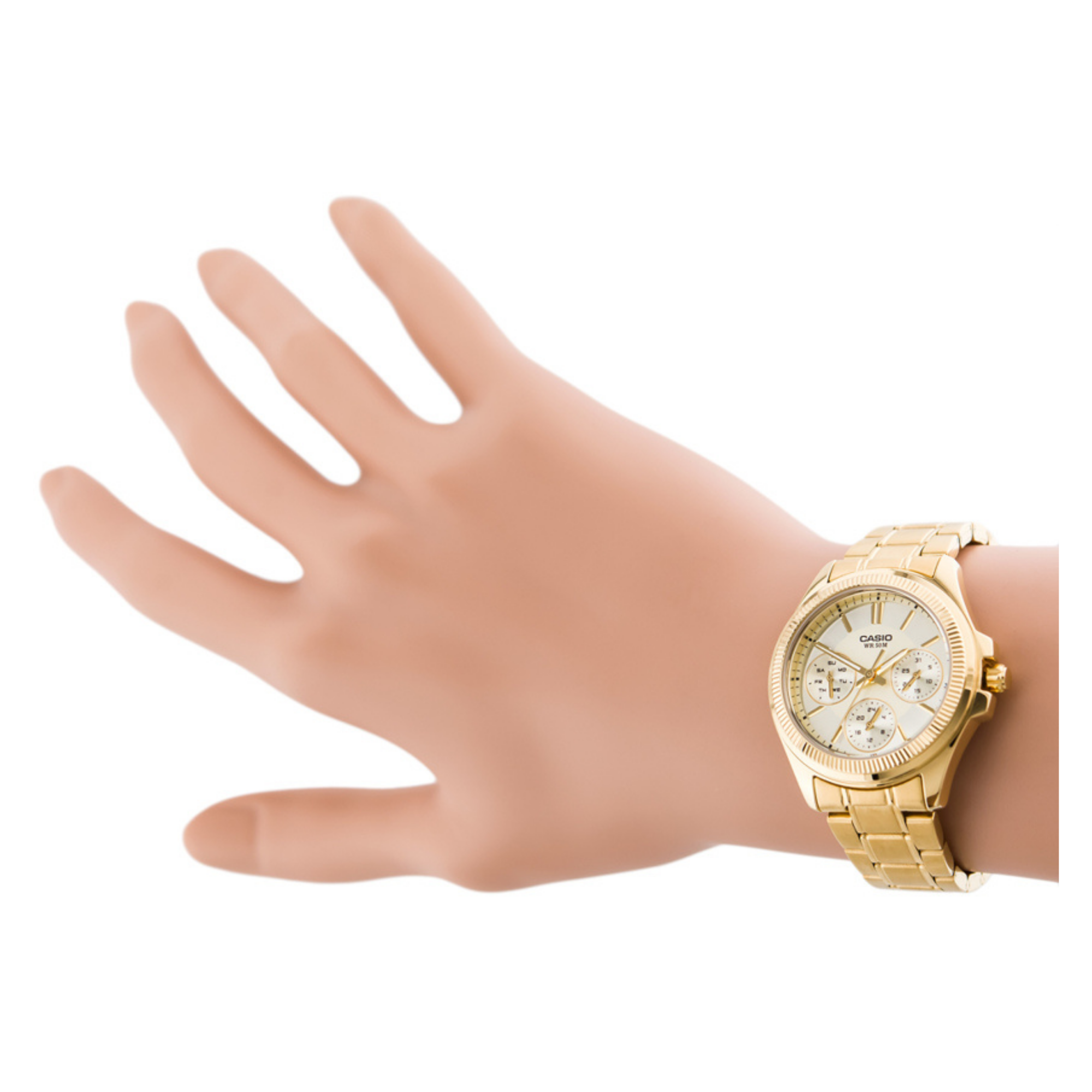 Casio Enticer Multifunction Ladies Chain Watch LTP-2088G-9AVDF