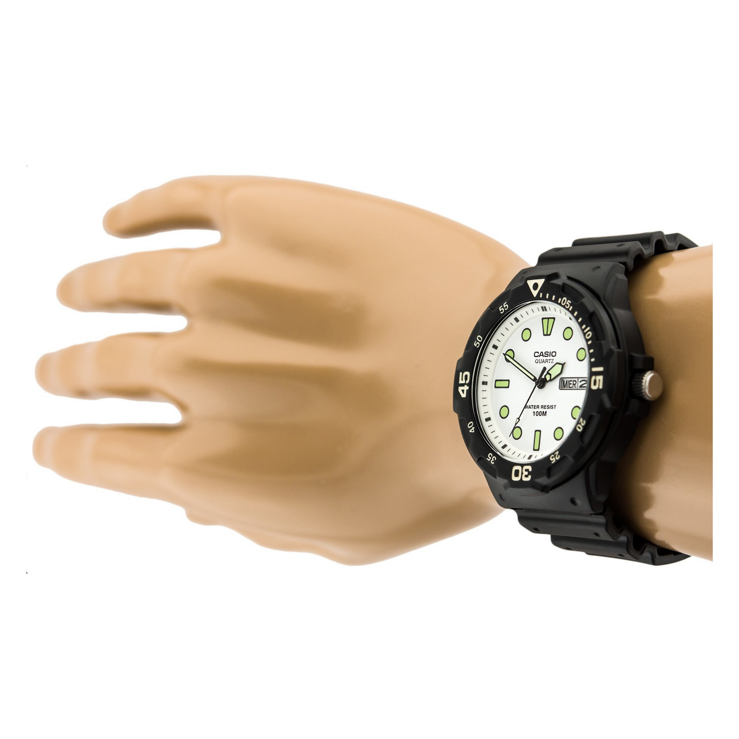 Casio Youth Day Date Resin Belt Watch MRW-200H-7EVDF