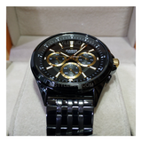 Casio Enticer Multifunction Stainless Steel Black Chain Watch MTP-E303B-1AVDF