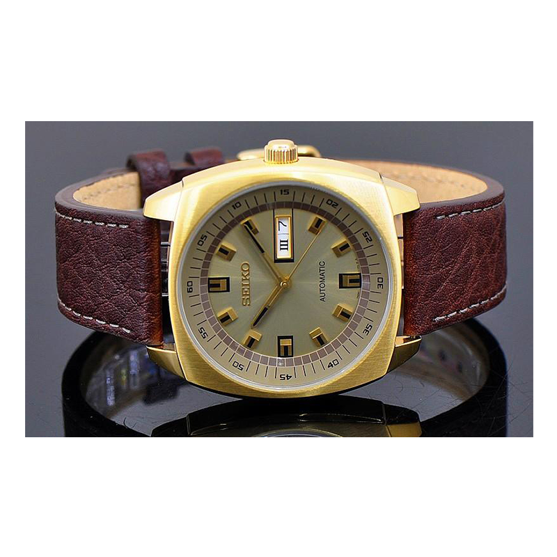Seiko Automatic Day Date Belt Watch SNKN02K1 NAGRAM