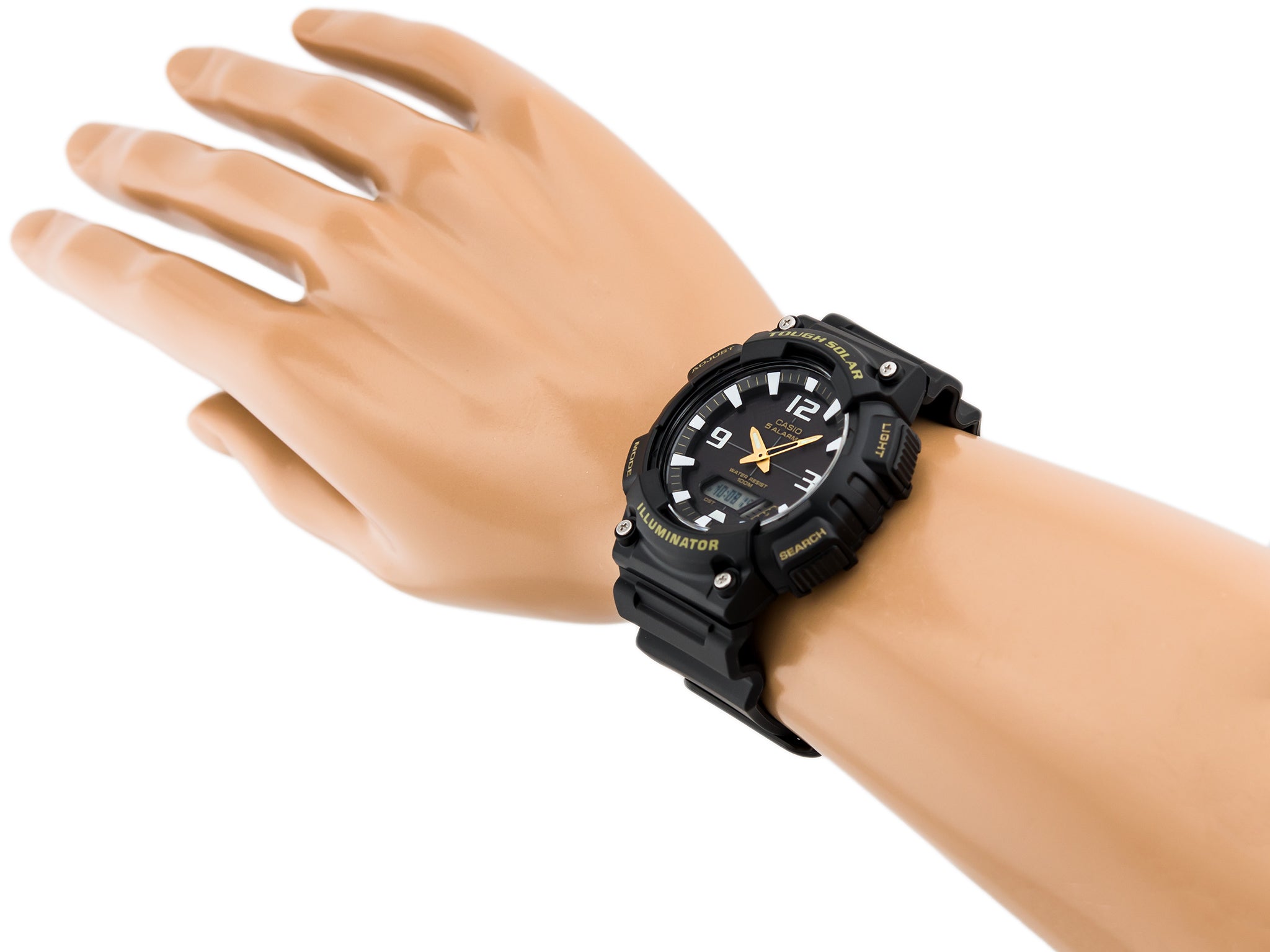 Casio Youth Tough Solar Dual Time Resin Belt Watch AQ-S810W-1BVDF