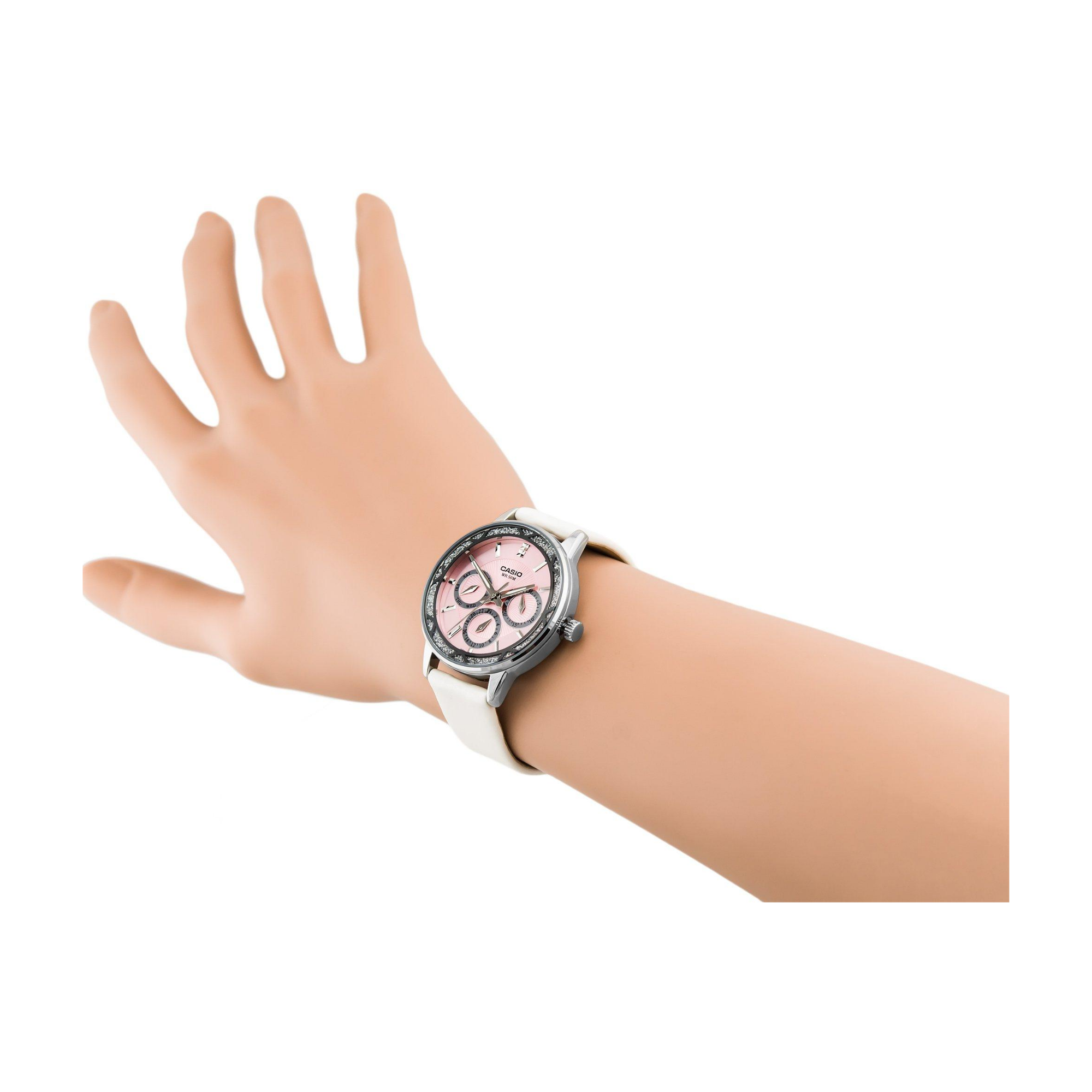 Casio Enticer Multifunction Ladies Leather Belt Watch LTP-2087SL-4AVDF