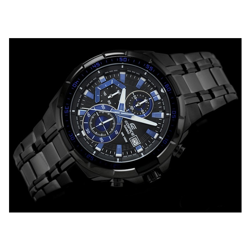 Casio Edifice Chronograph Chain Watch EFR-539BK-1A2VUDF