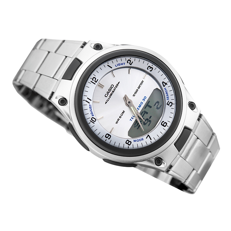 Casio Youth Dual Time Chain Watch AW-80D-7AVDF