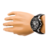 Casio Beside Chronograph Stainless Steel Leather Belt Watch BEM-507BL-1AVDF