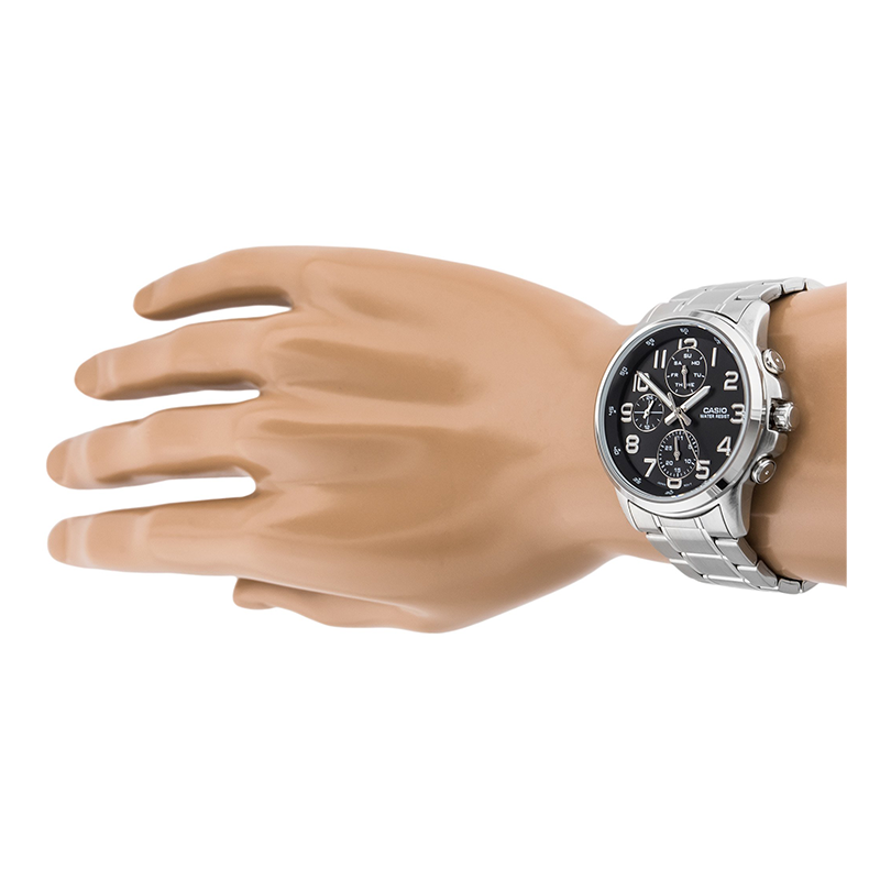 Casio Standard Multifunction Chain Watch MTP-E307D-1AVDF