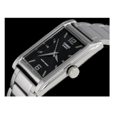 Casio Enticer Silver Chain Watch MTP-1235D-1ADF