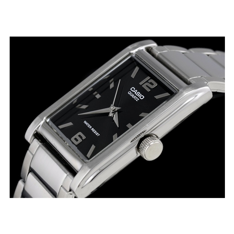 Casio Enticer Silver Chain Watch MTP-1235D-1ADF