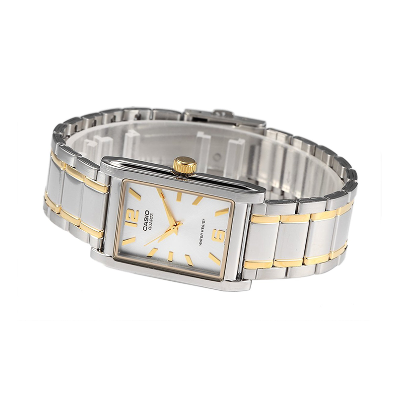 Casio Enticer Two Tone Chain Watch MTP-1235SG-7ADF