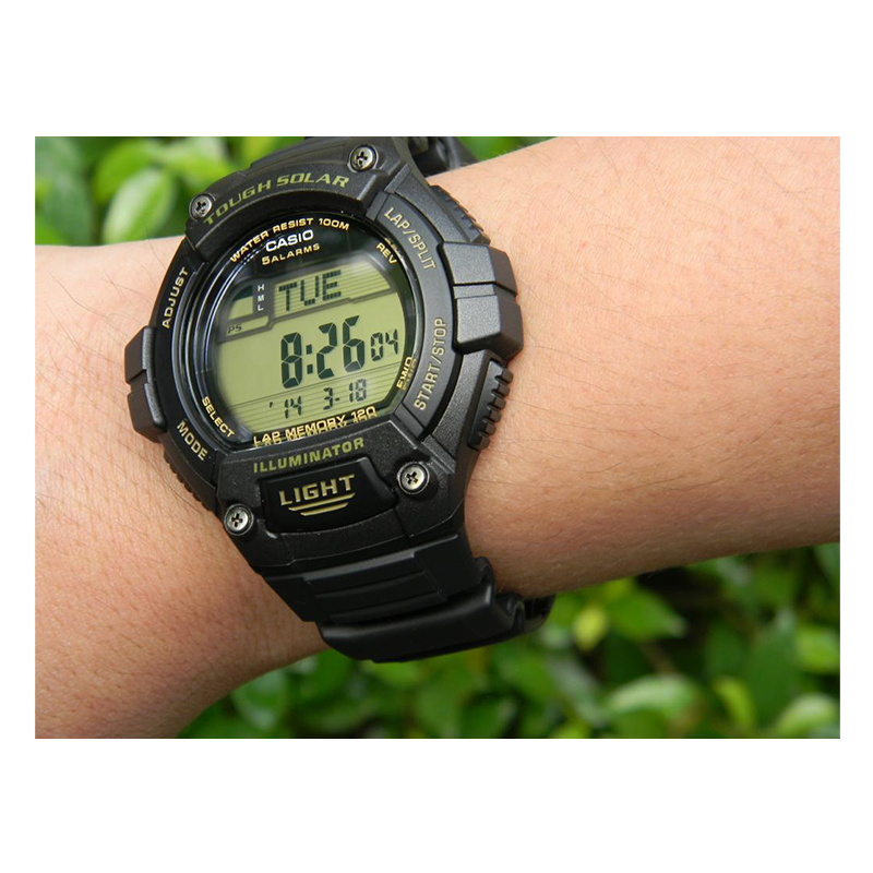 Casio Youth Tough Solar Digital Resin Belt Watch W-S220-9AVDF