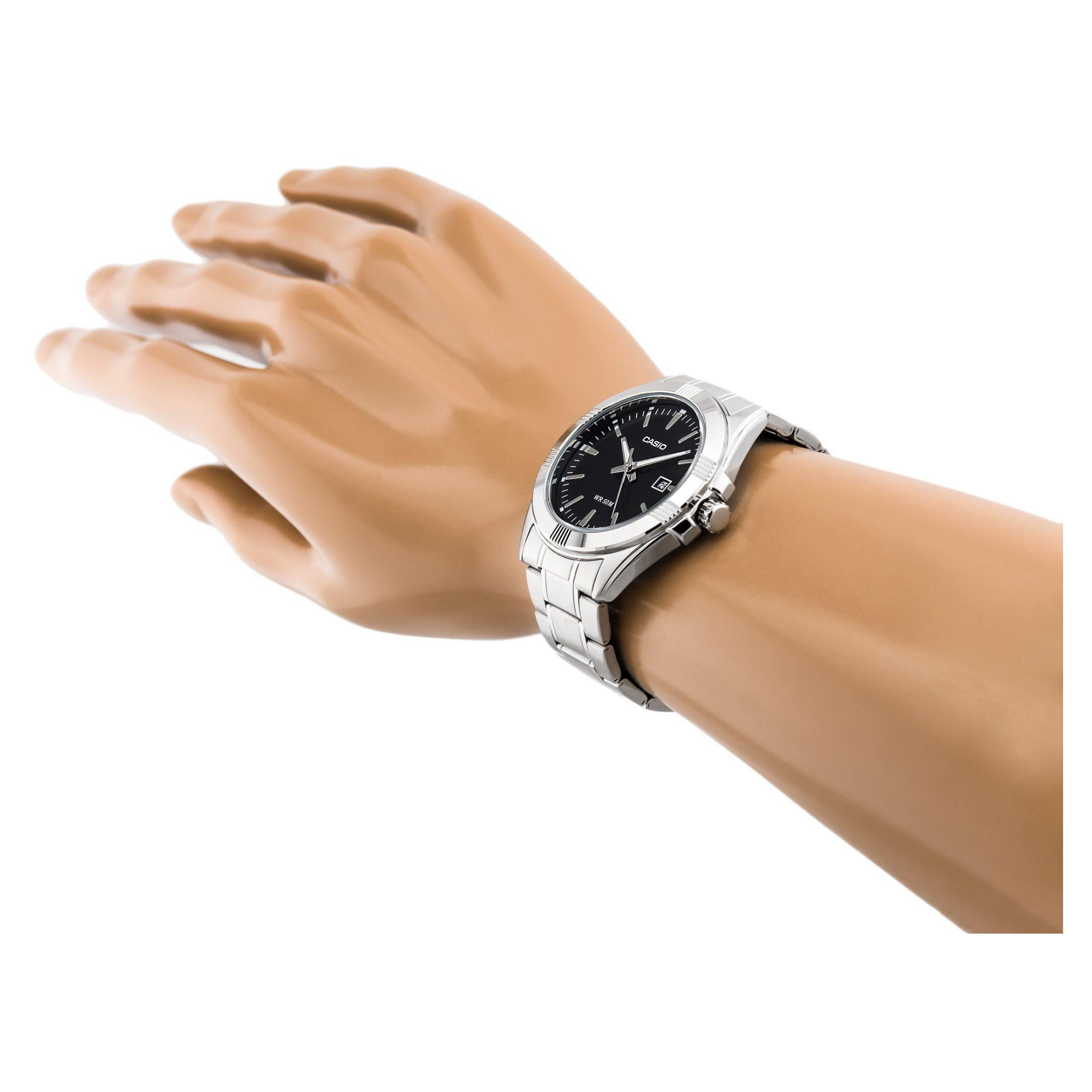 Casio Enticer Date Chain Watch MTP-1308D-1AVDF