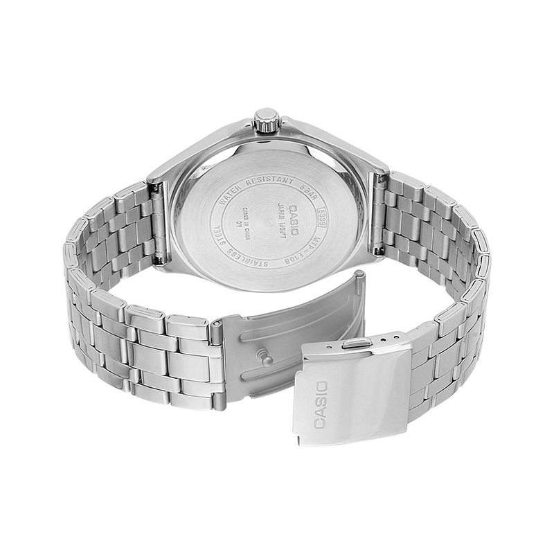 Casio Enticer Day Date Chain Watch MTP-E108D-7AVDF