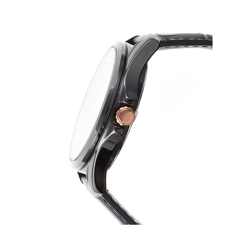 Casio Enticer Day Date Black Leather Belt Watch MTP-1384BL-1A2VDF