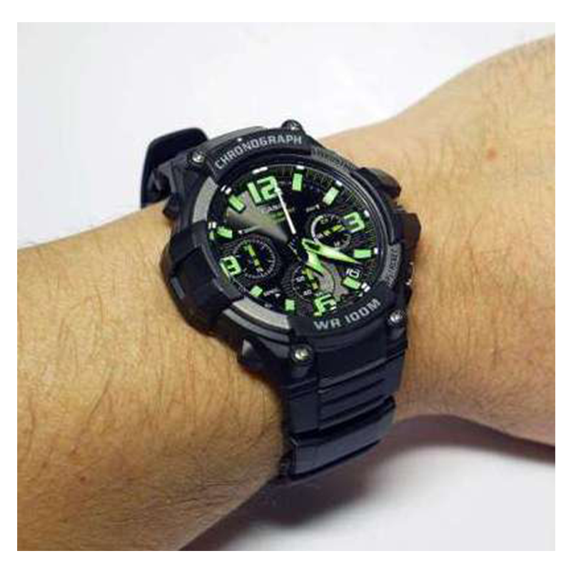 Casio Youth Chronograph Sports Resin Belt Watch MCW-100H-3AVDF