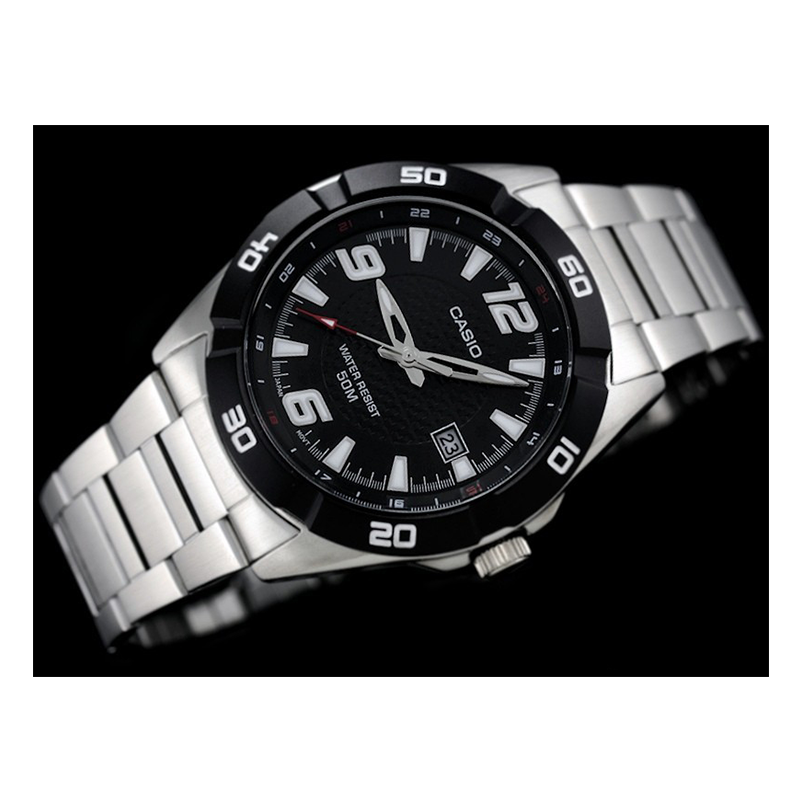 Casio Enticer Date Chain Watch MTP-1292D-1AVDF