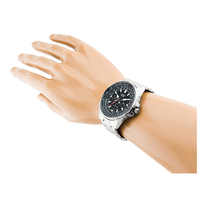 Casio Enticer Sweep Second Stainless Steel Chain Watch MTP-SW320D-1AVDF