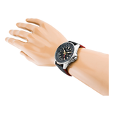 Casio Enticer Sweep Second Leather Belt Watch MTP-SW320L-1AVDF