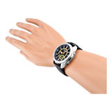 Casio Enticer Dual Time Multifunction Leather Belt Watch AMW-810L-1AVDF