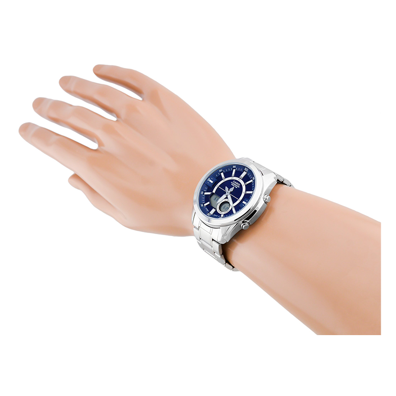 Casio Enticer Dual Time Multifunction Chain Watch AMW-810D-2AVDF