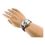 Casio Edifice Chronograph Stainless Steel Leather Belt Watch EFR-527L-7AVDF