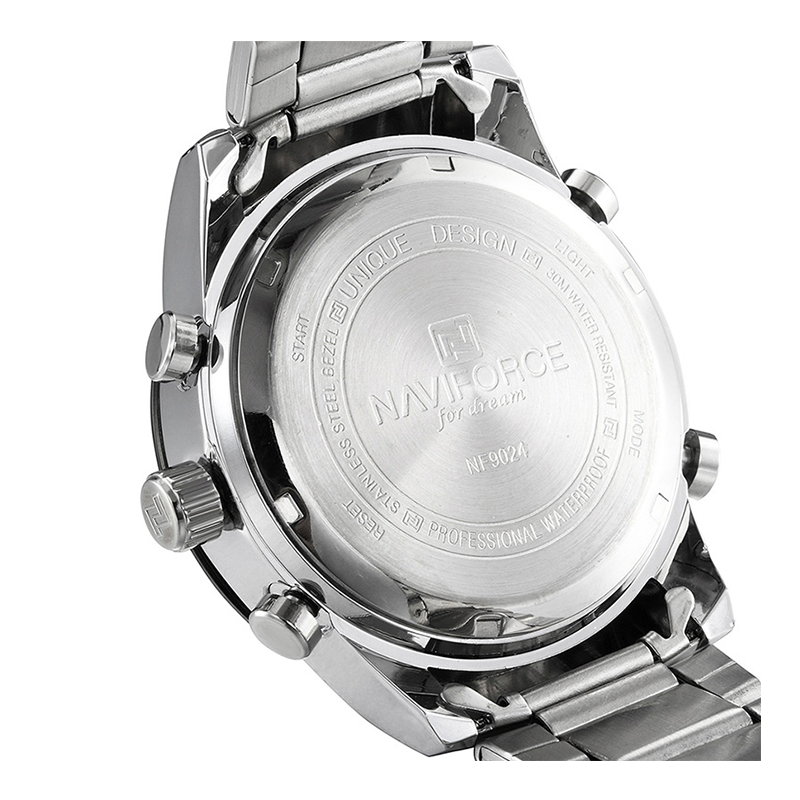 Naviforce Dual Time Chain Watch