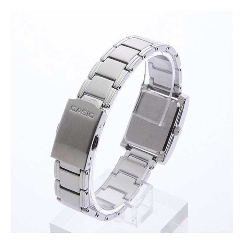 Casio Beside Date Stainless Steel Ladies Chain Watch BEL-100D-1A2VDF
