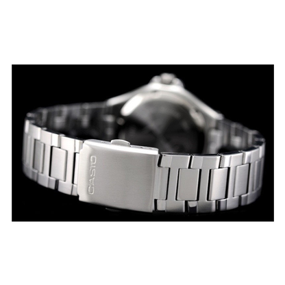 Casio Enticer Day Date Stainless Steel Chain Watch MTP-1228D-1AVDF