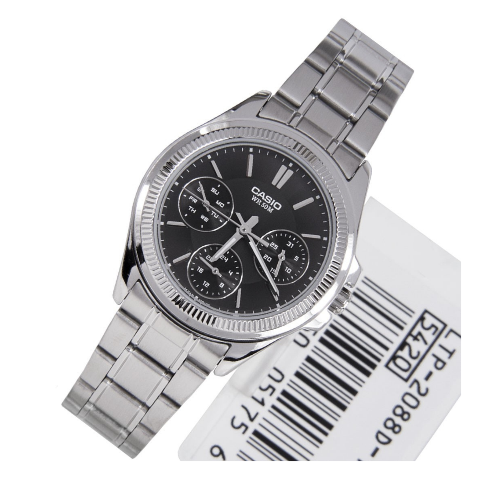 Casio Enticer Multifunction Ladies Chain Watch LTP-2088D-1AVDF