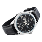 Casio Enticer Multifunction Silver Belt Watch MTP-V301L-1AUDF