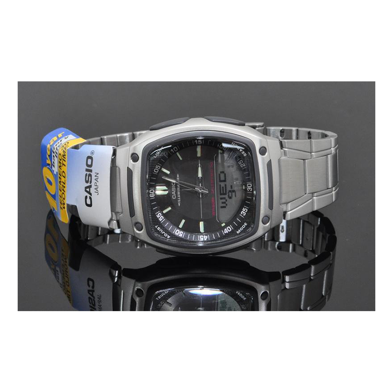 Casio Youth Dual Time Chain Watch AW-81D-1AVDF
