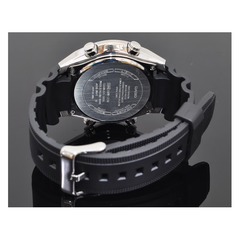 Casio Youth Marine Gear Stainless Steel Resin Belt Watch AMW-710-1AVDF