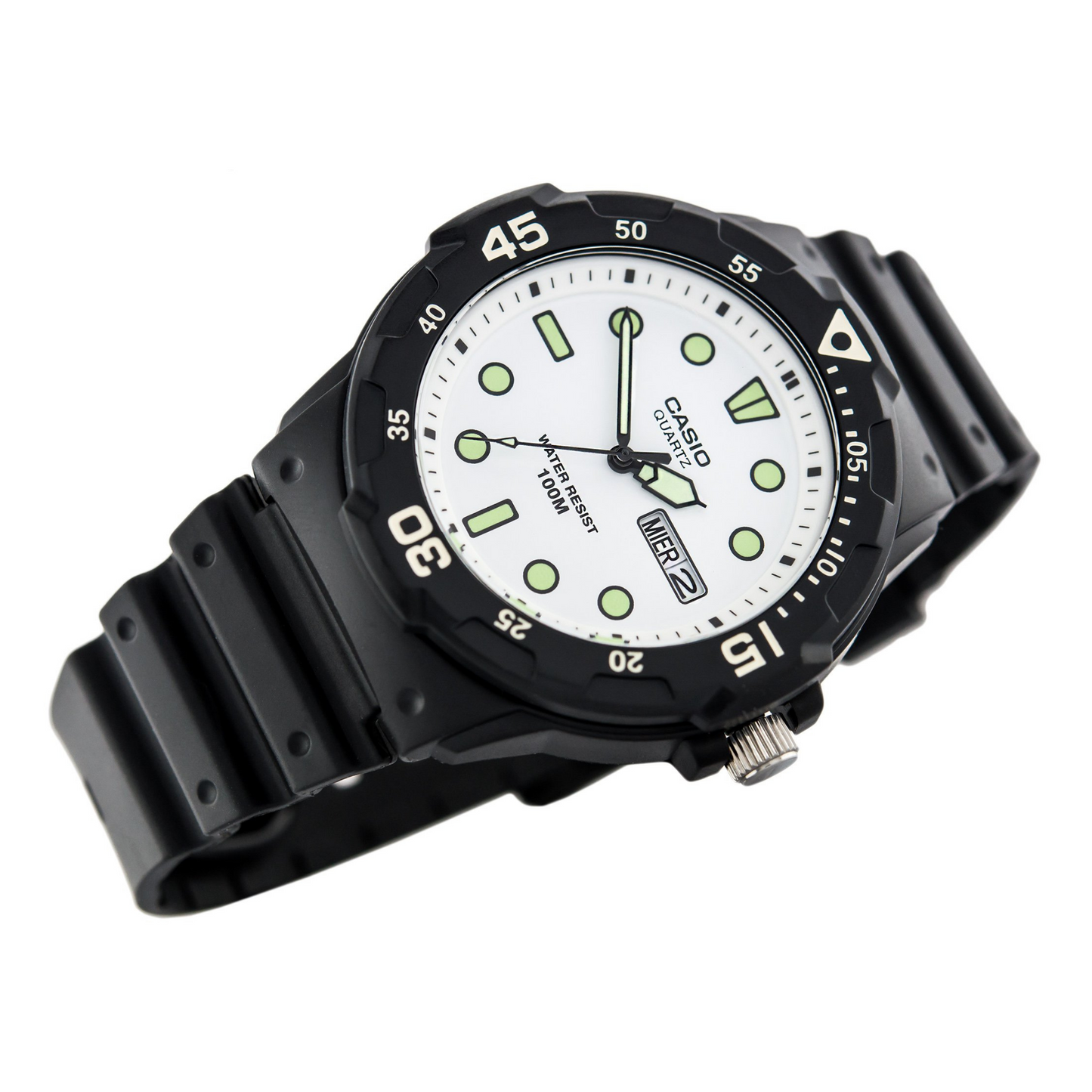 Casio Youth Day Date Resin Belt Watch MRW-200H-7EVDF