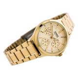 Casio Enticer Multifunction Golden Ladies Chain Watch LTP-V300G-9AUDF