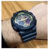 Casio G-Shock Sports Resin Belt Watch GA-100BY-1ADR