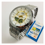 Casio Enticer Dual Time Multifunction Chain Watch AMW-810D-9AVDF