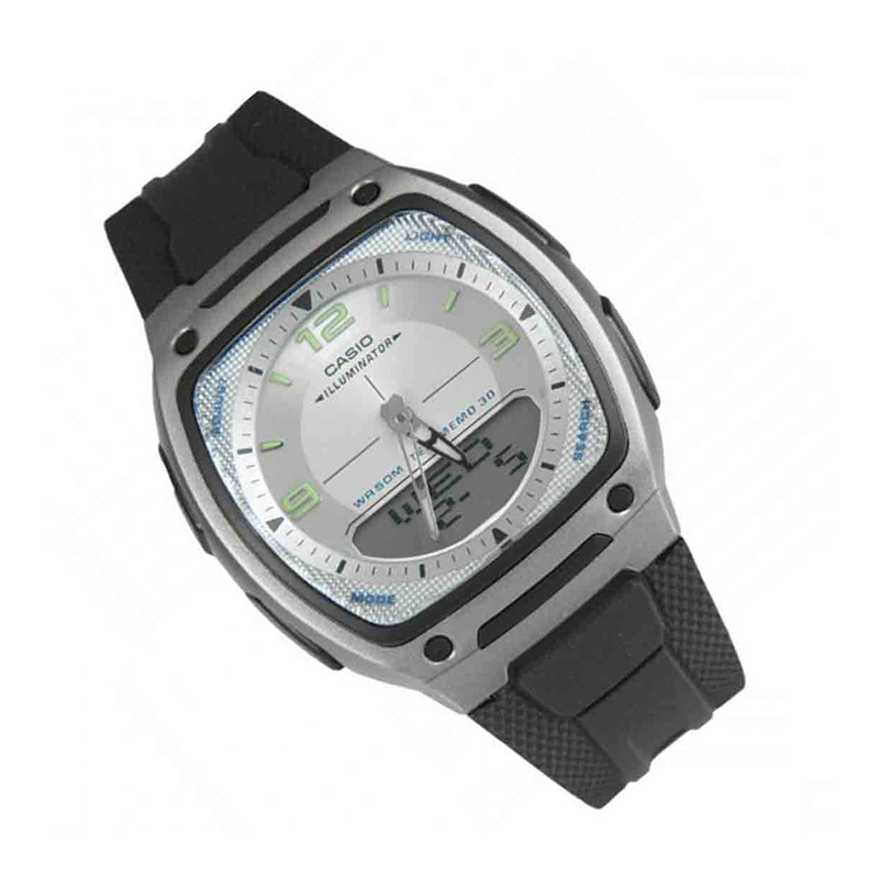 Casio Youth Dual Time Resin Belt Watch AW-81-7AVDF