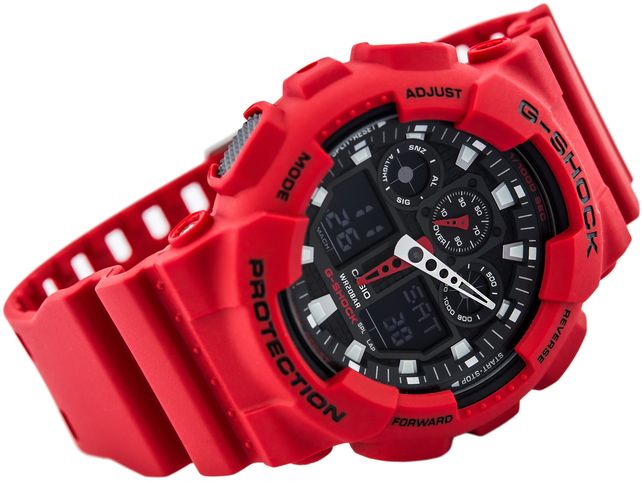 Casio G-Shock Sports Resin Belt Watch GA-100B-4ADR
