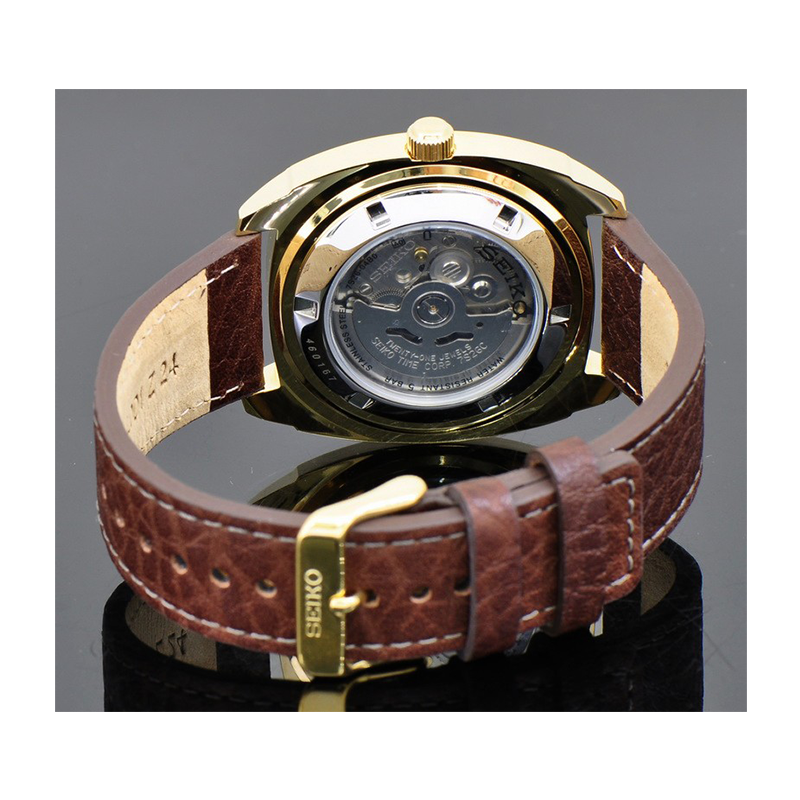 Seiko Automatic Day Date Belt Watch SNKN02K1 NAGRAM