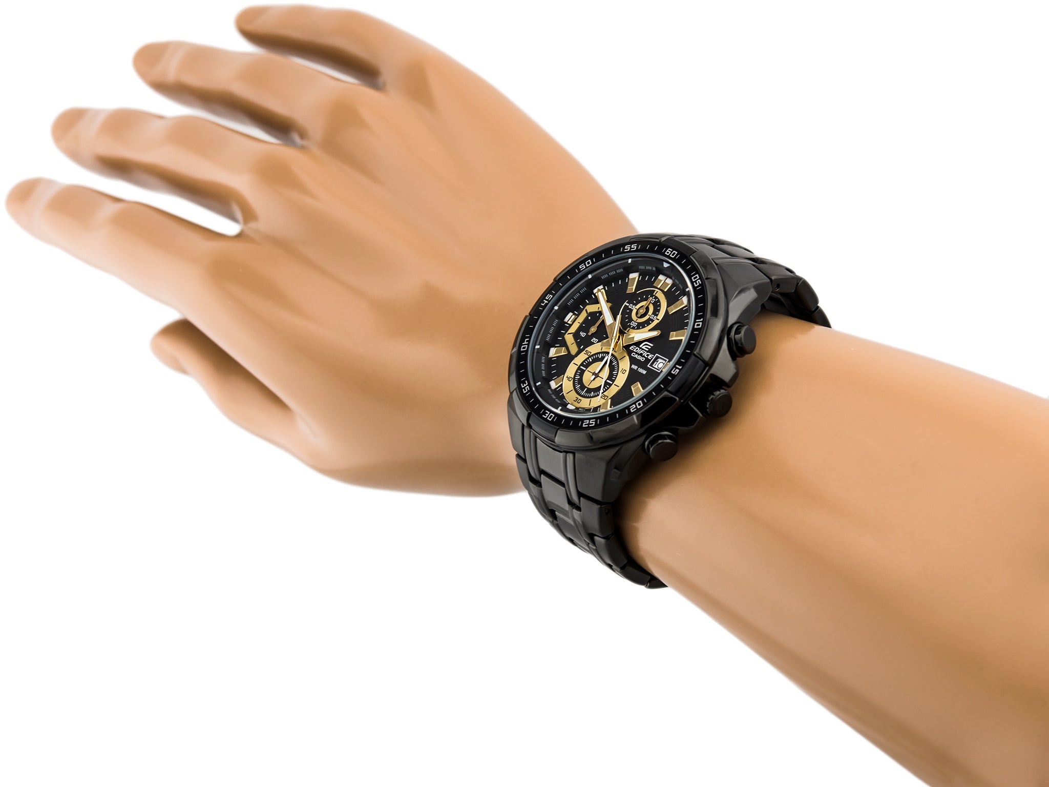 Casio Edifice Chronograph Chain Watch EFR-539BK-1AVUDF