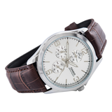 Casio Enticer Multifunction Silver Belt Watch MTP-V301L-7AUDF