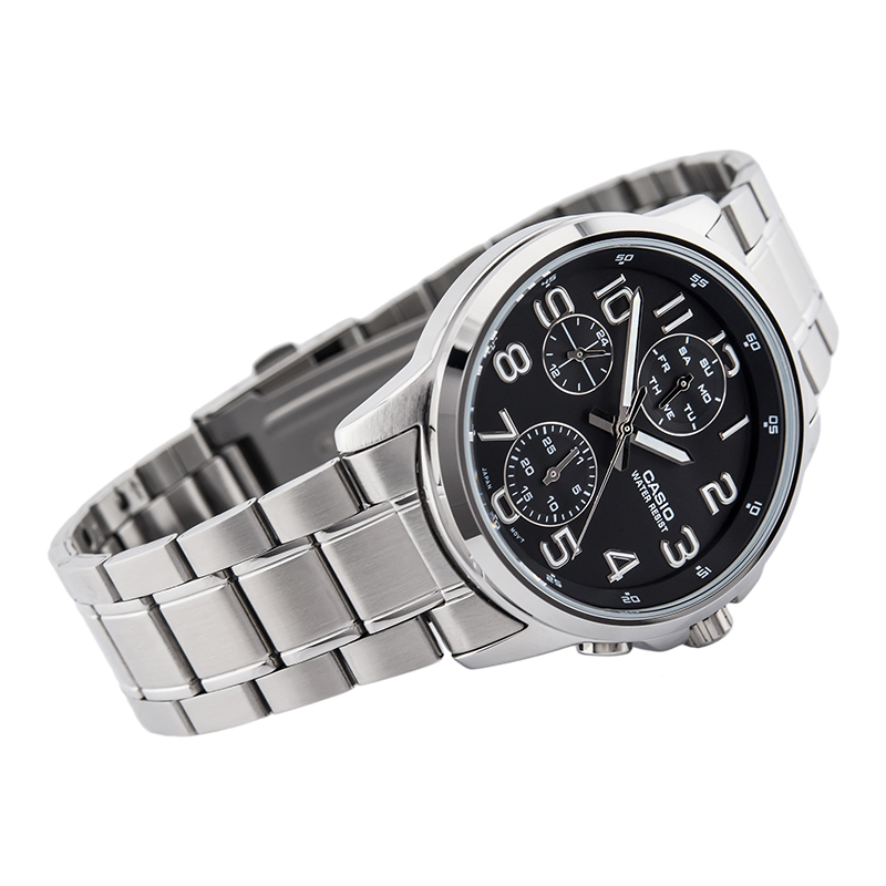 Casio Standard Multifunction Chain Watch MTP-E307D-1AVDF