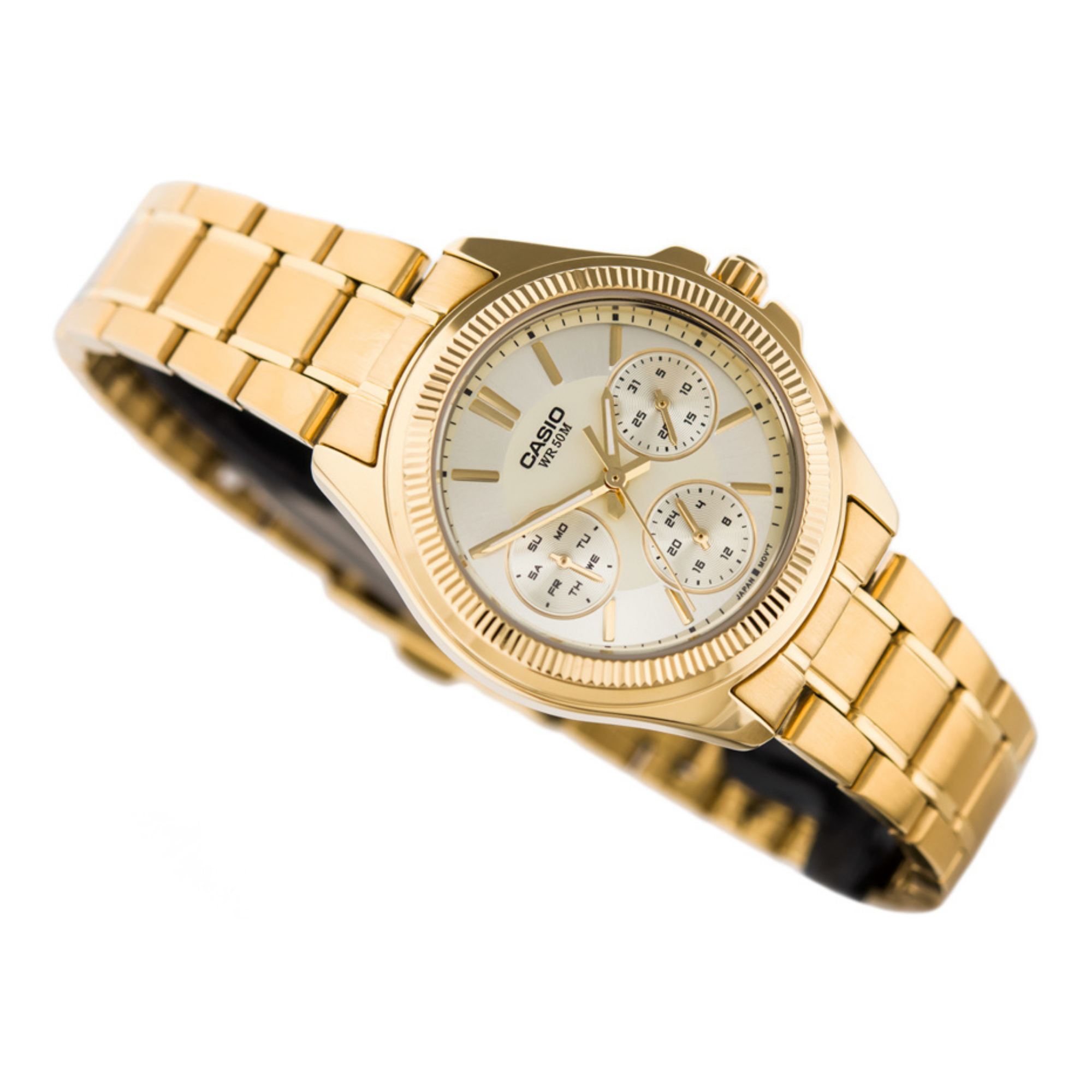 Casio Enticer Multifunction Ladies Chain Watch LTP-2088G-9AVDF