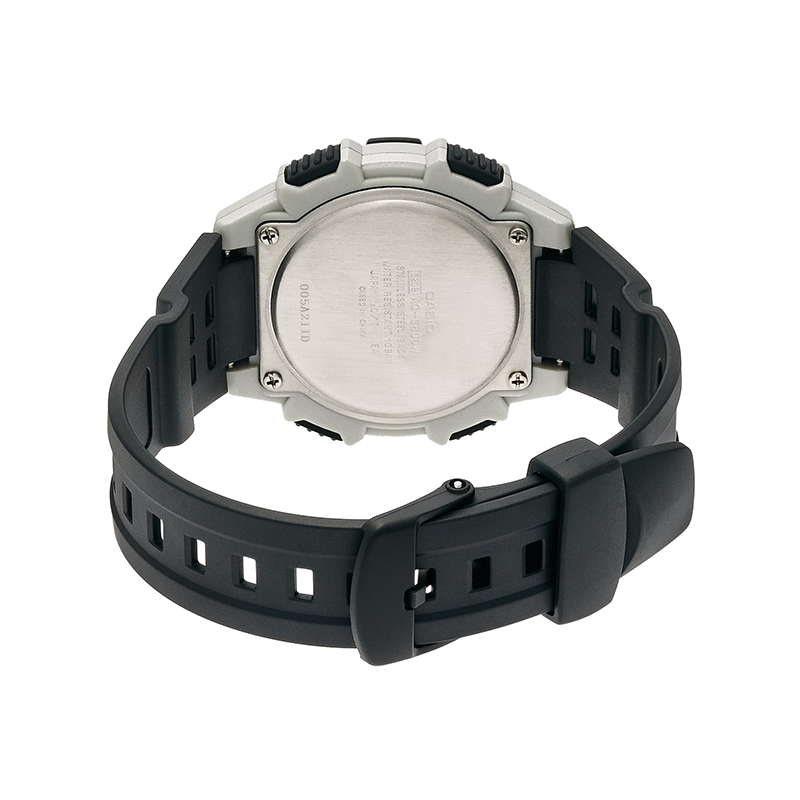 Casio Youth Tough Solar Dual Time Resin Belt Watch AQ-S800W-1EVDF