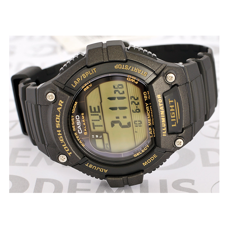 Casio Youth Tough Solar Digital Resin Belt Watch W-S220-9AVDF