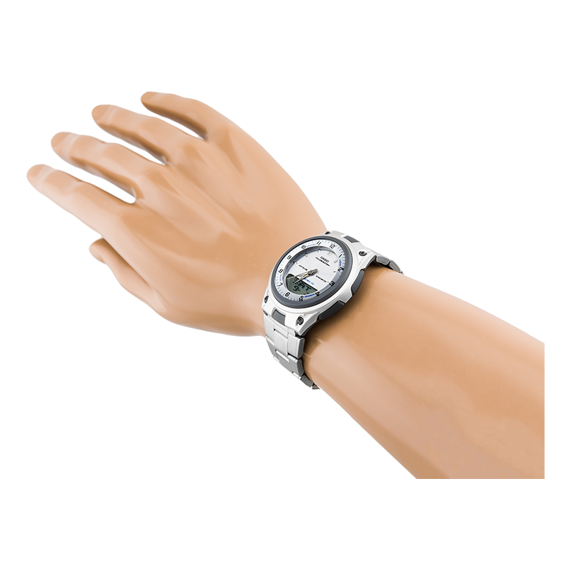 Casio Youth Dual Time Chain Watch AW-80D-7AVDF