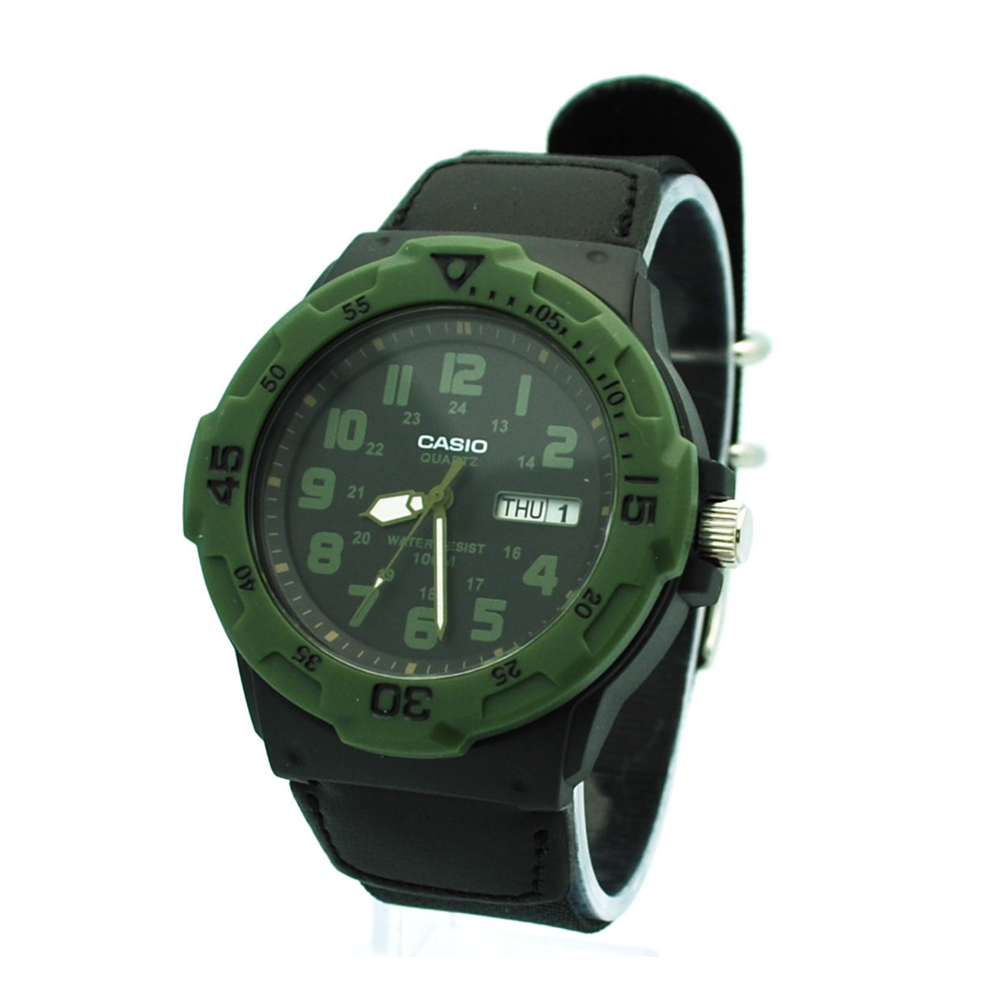 Casio Youth Day Date Nylon Belt Watch MRW-200HB-1BVDF