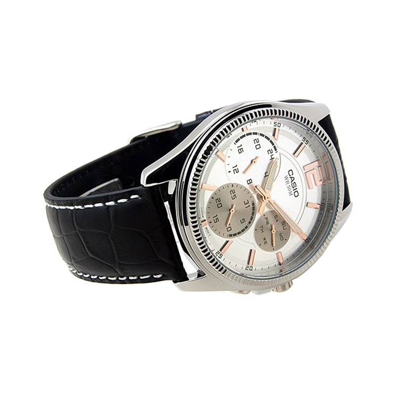 Casio Enticer Multifunction Leather Belt Watch MTP-E305L-7AVDF